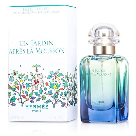 hermes un jardin de la mousson|un jardin apres la mousson.